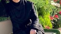 ژیلا امیرشاهی در میان گلها + عکس