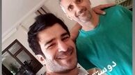 یوسف تیموری در کنار پسر خاله اش + عکس