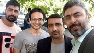 امین زندگانی در جمع دوستانش + عکس
