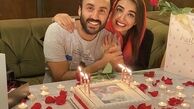 تولد زوج‌ جوان بازیگر مشهور در کافه + عکس
