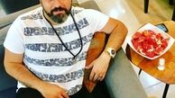 شهرام قائدی با لباس ورزشی در خانه اش + عکس