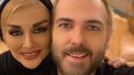 سلفی عاشقانه کوروش تهامی و همسرش +عکس