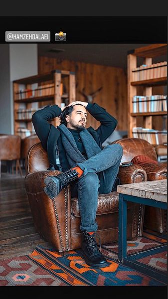 مهرداد صدیقیان در کافه ای متفاوت + عکس