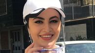 مریم مومن در حال ورزش