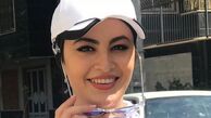 مریم مومن در حال ورزش