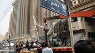 شمار جان‌باختگان حادثه ریزش ساختمان در آبادان به 10 تن رسید