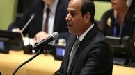 سیسی: شرایط برای صلح در فلسطین فراهم شده