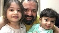 بازیگر مرد میکائیل در کنار خواهرزاده هایش+عکس
