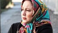بهنوش بختیاری درکنار یک پیکان قدیمی/ عکس
