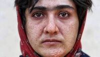 تصویری از گریم متفاوت و منحصر به فرد باران کوثری