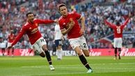 منچستریونایتد به پیروزی 2-1 مقابل تاتنهام دست یافت