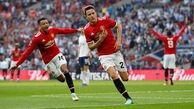 منچستریونایتد به پیروزی 2-1 مقابل تاتنهام دست یافت
