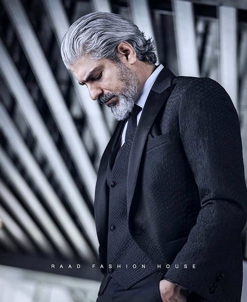 تیپ دامادی مهدی پاکدل + عکس