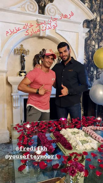 آقای بازیگر در تولد پسرخالش + عکس