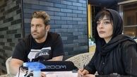 ساره بیات در پشت صحنه سریال گیسو + عکس