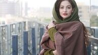 مهتاب ثروتی با شالی زیبا
