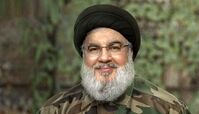 تصویری از  سید حسن نصرالله در نماز جمعه تهران