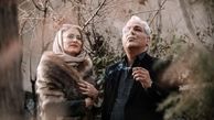 سیگار کشیدن مهران مدیری با همسرش در باغ + عکس
