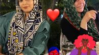 فلور نظری و‌‌ دوستش + عکس