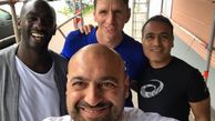 دوستان خارجی مهدی مهدوی کیا + عکس