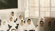 کودکی ملیکا زارعی در مدرسه + عکس