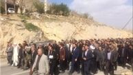 مراسم تشییع والده سردار سلامی برگزار شد