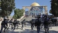 ارشکنی در توزیع افطاری در مسجد الاقصی