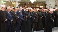 حضور بشار اسد در مراسم سالگرد میلاد نبوی