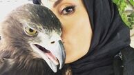 علاقه سارا خوئینی ها به عقاب!