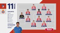 ترکیب اتلتیکو مقابل اسپانیول مشخص شد + عکس