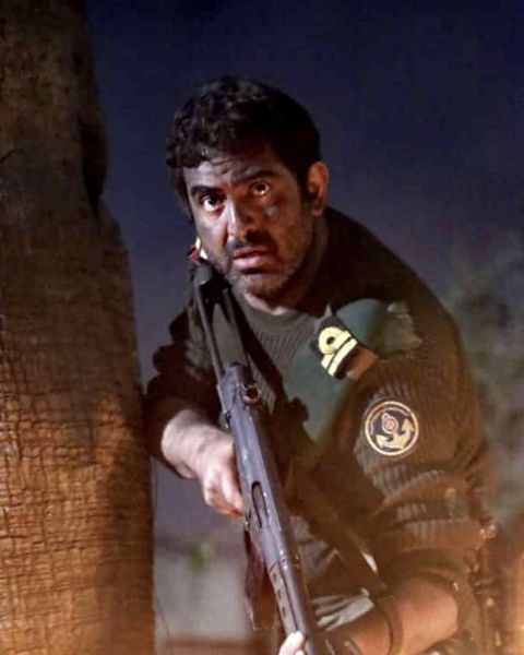 لباس جنگی مهدی امینی خواه در یک سریال + عکس