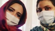 گلاره عباسی و‌شبنم‌فرشادجو در روزهای کرونا + عکس