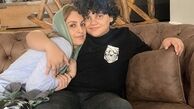 شقایق دهقان در آغوش پسرش + عکس