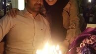 نیلوفر شهیدی در تولد برادرش + عکس
