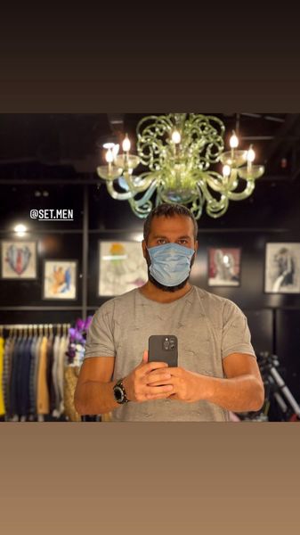 تیپ میلاد کی مرام در یک مزون + عکس