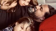 حال خوب رضا صادقی با دخترانش + عکس