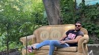 استراحت آقازاده‌مشهور وسط باغ زیبا + عکس