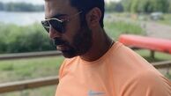 شوهر ورزشکار و خوش استایل خانم بازیگر + عکس