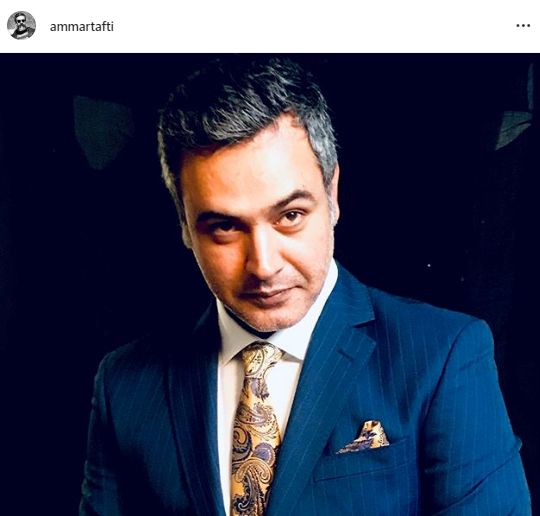 عمار تفتی با لباس رسمی + عکس