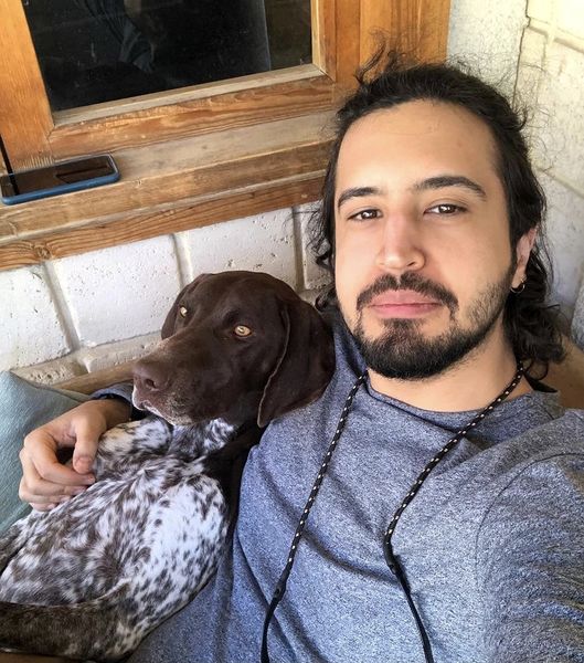 مهرداد صدقیان و سگ خاصش + عکس