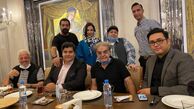 حمید لولایی و دوستانش مشهورش در یک ‌گالری + عکس