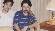 جوانی احسان خواجه امیری در کنار مرحوم افشین یداللهی + عکس