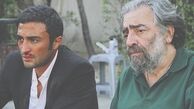 صورت زخمی امیر جدیدی در کنار مسعود کیمیایی + عکس