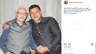 2 اسطوره محبوب ایرانی در یک قاب/عکس