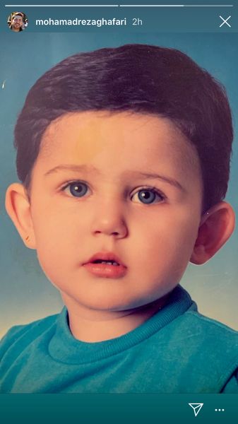 کودکی بامزه محمدرضا غفاری + عکس