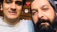 تبریک کامران تفتی به عشقش + عکس