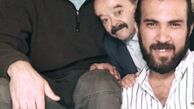 بهرام رادان در کنار مرد کوچک سینمای ایران + عکس