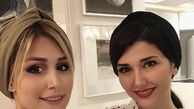 همسر شاهرخ استخری در کنار خواهرشوهرش + عکس