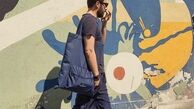 تیپ جنجالی نوید محمدزاده در خیابان + عکس