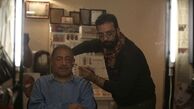 خسرو‌احمدی در حال گریم + عکس